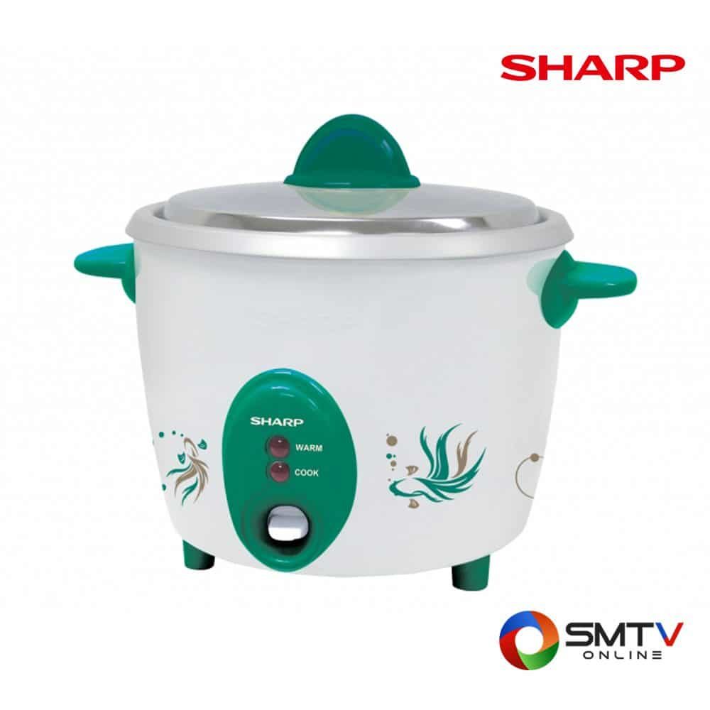 SHARP หม้อหุงข้าว 0.6 ลิตร รุ่น KSH D06 GR