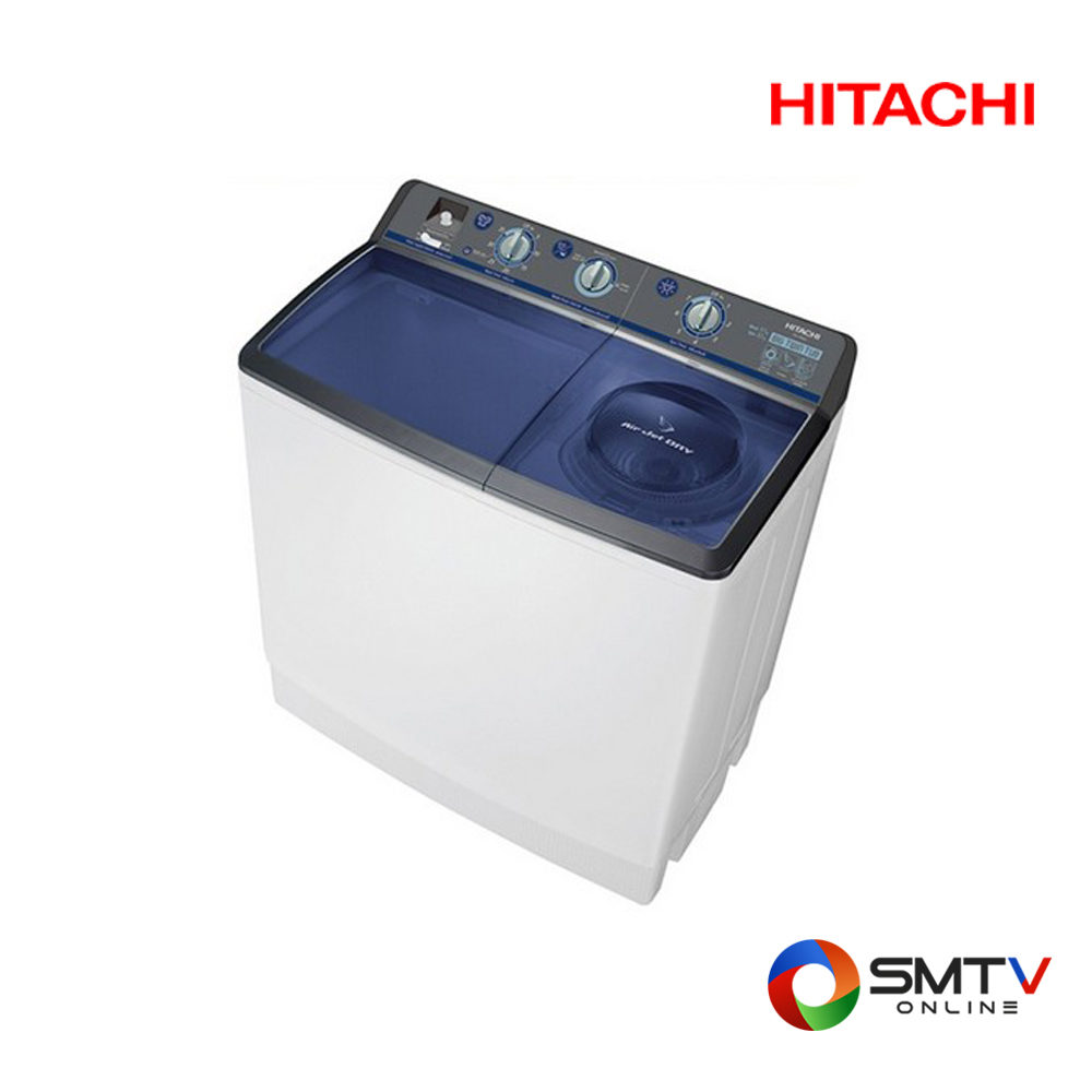 HITACHI เครื่องซักผ้า สองถัง 17 กก. รุ่น PS-170WJ ( PS-170WJ ) รหัสสินค้า : ps170wj